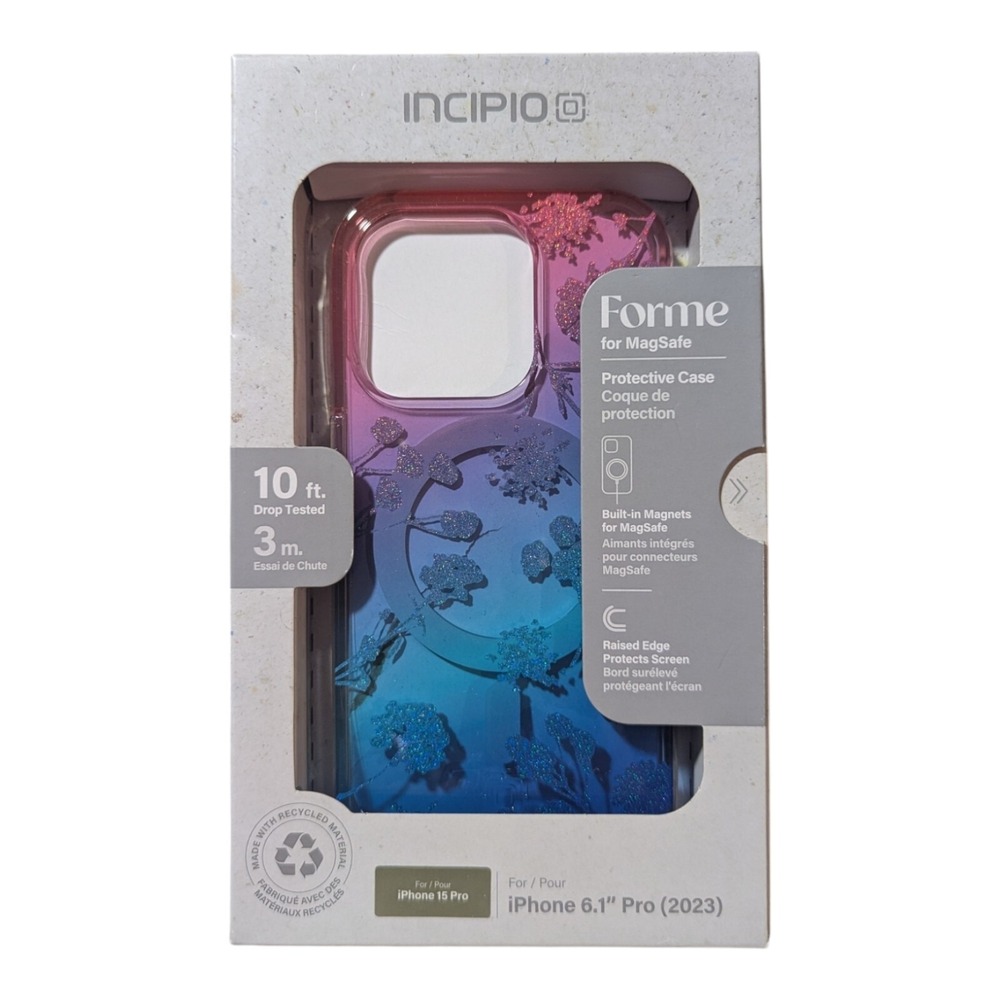 H5. Incipio Forme Magsafe Case For Apple iPhone 15 Pro (6.1") - Eternal Spring